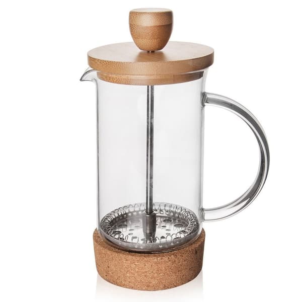 Stempelkande til kaffe og te i glas 400 ml