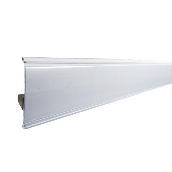Prislist för hyllplan, insticksmonterad, L-100cm, mörkgrön, N