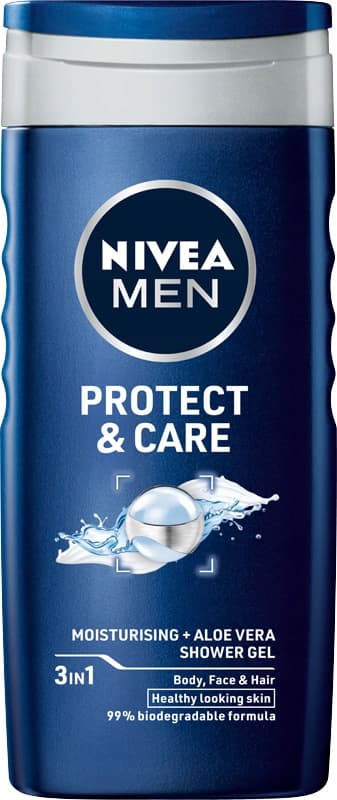 NIVEA Protect & Care Shower Gel 250 ml