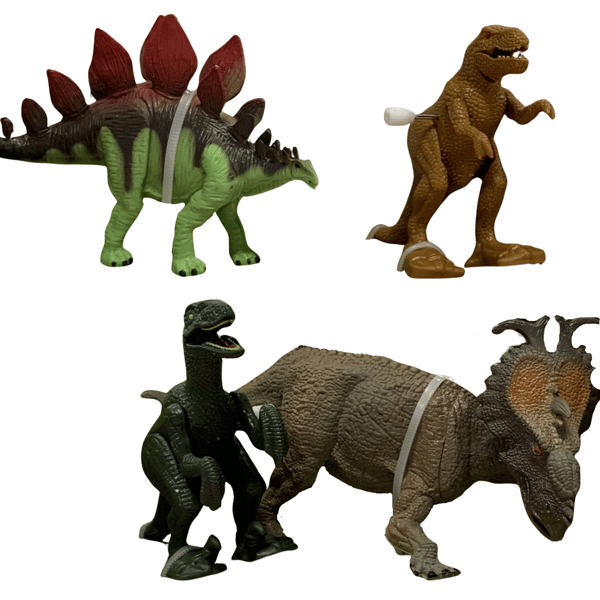 4 DINOSAURUKSEN SARJA DINOSAURUSLEIKKISARJA YKSI ESITYS