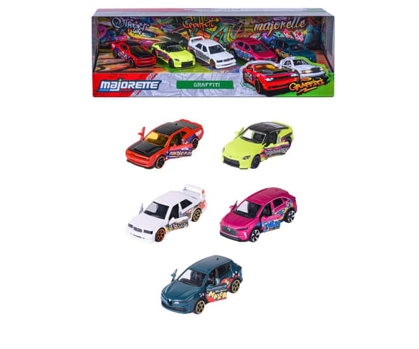 MAJORETTE GRAFFITI 5-PAK 1:64 8504105001