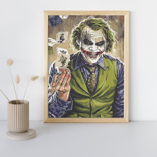 Målning med siffror Joker i väst 40 x 50 cm