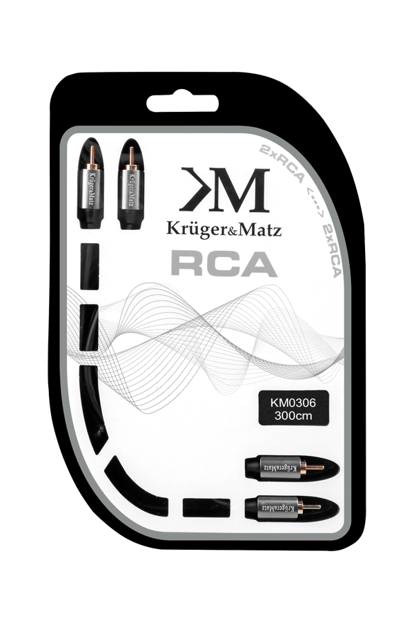 Kruger och Matz RCA-kabel