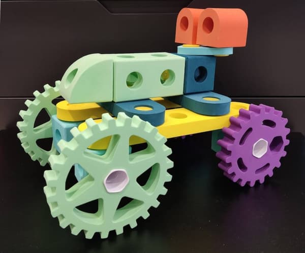 Gear Joy I skumbyggeklodser - 77 stk.