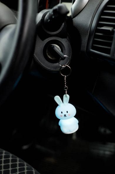 Silikoninen hohtava avaimenperä INNOGIO pupu GIOkeyrings Rabbit GIO-152