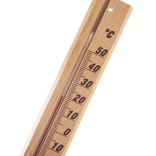 Lämpömittari universaali puinen 20 cm
