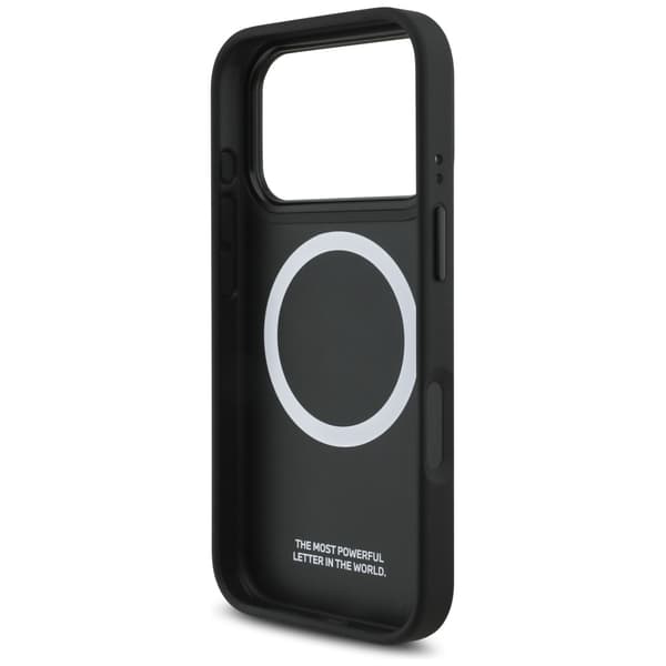 BMW M Perforeret Stribet Logo MagSafe-cover til iPhone 17 Pro Marineblå
