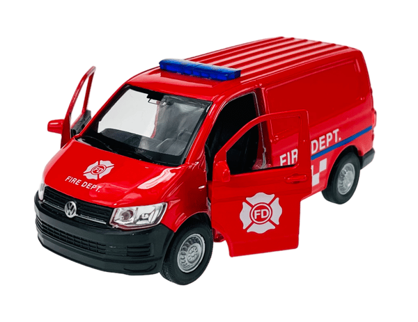 Welly VW Transporter T6 VAN palokunta 1:34