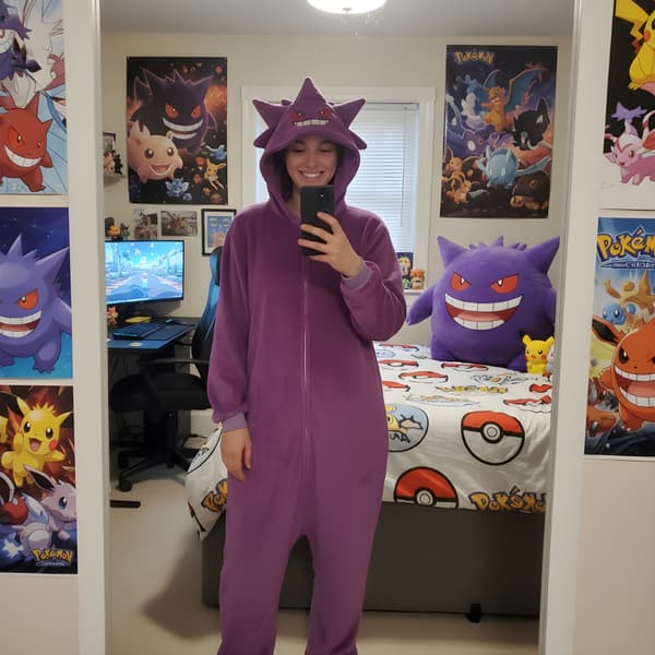 Pokémon Gengar Kigurumi-overall pyjamas M 155-165 cm