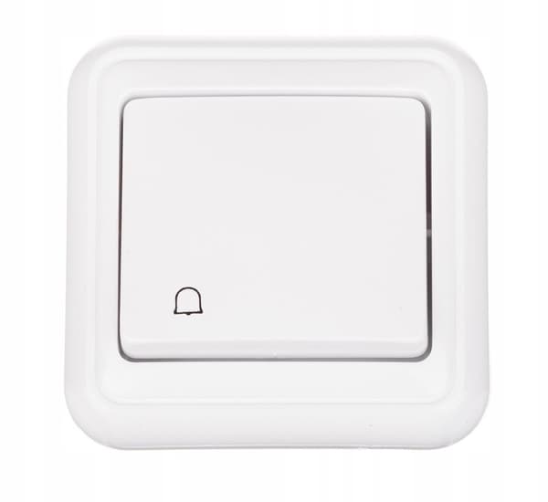 Indbygget ringeafbryder IP20 hvid 1 stk.