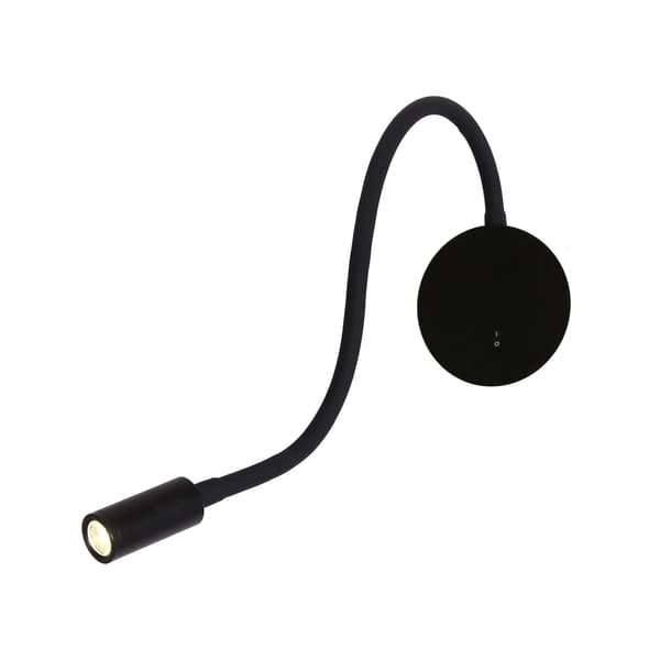 SENISE LED VÆGLAMPE SORT LYS PRESTIGE LP-2021/1W BK