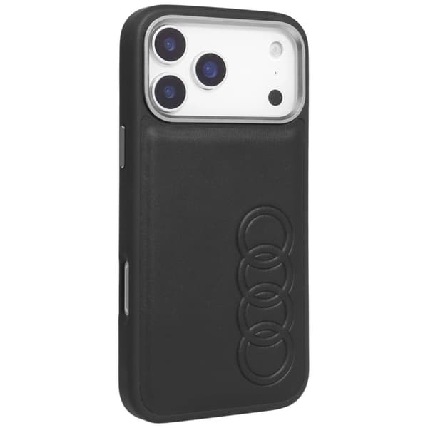 Audi TT MagSafe-etui i kunstlæder til iPhone 17 Pro Max - Sort