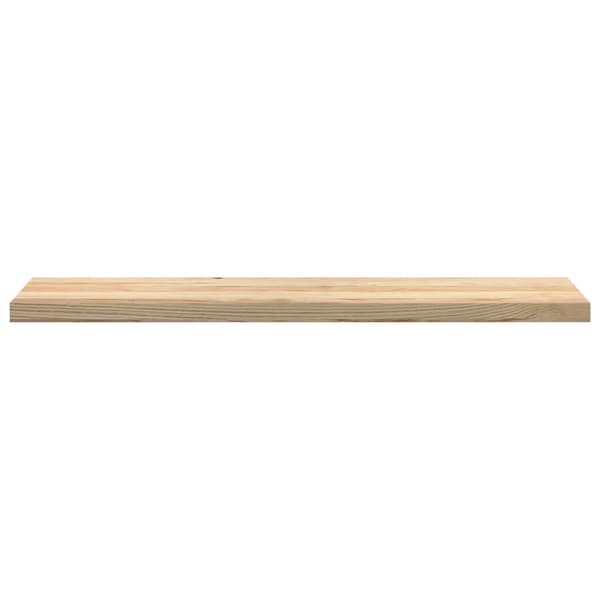 vidaXL trappetrin, 2 stk. ubehandlede, 120x25x2 cm massivt egetræ
