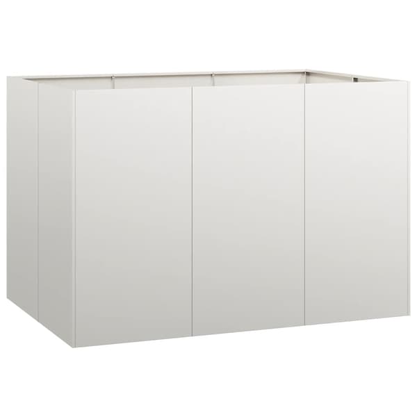 vidaXL urtepotte 120x80x80 cm rustfrit stål