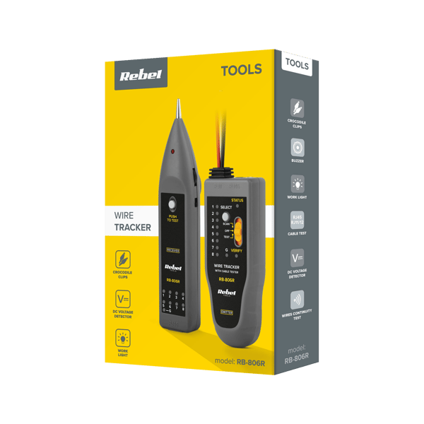 Puhelinlinjojen testaaja Rebel Tools RB-806R