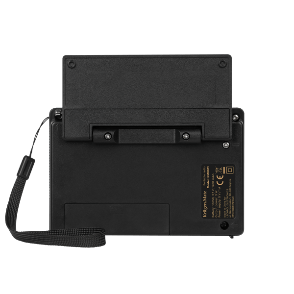 Bärbar analog solradio FM Kruger&Matz Bluetooth AUX ackumulator