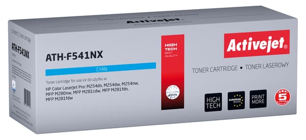 Activejet-toner til HP 540 CF541X ny ATH-F541NX