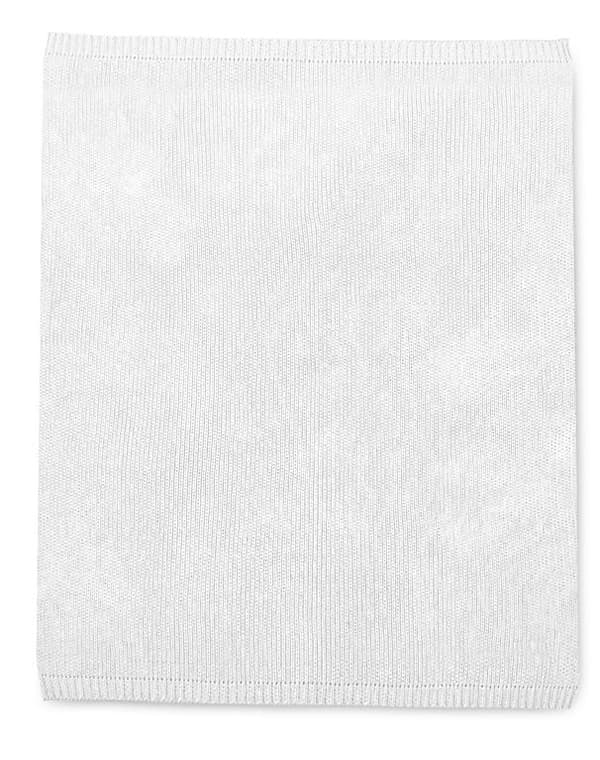 Tully Bomuldsbørnetæppe hvid 80x100 cm