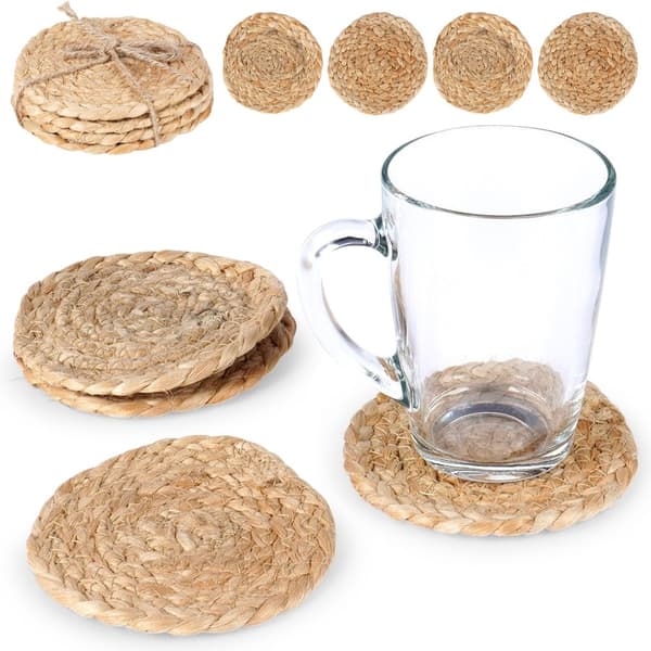 Naturlige underkopper 10 cm 4 stk.