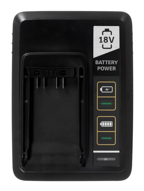 Kärcher 18V 5Ah hurtig batterioplader, sort/gul
