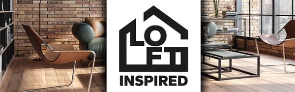 Trosa Modern Oak industrielt loftsskrivebord