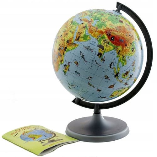 Zooglob med djur 22 cm