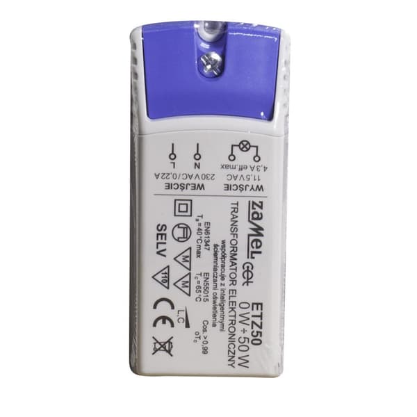 Elektronisk transformator 12V AC 50W ETZ50
