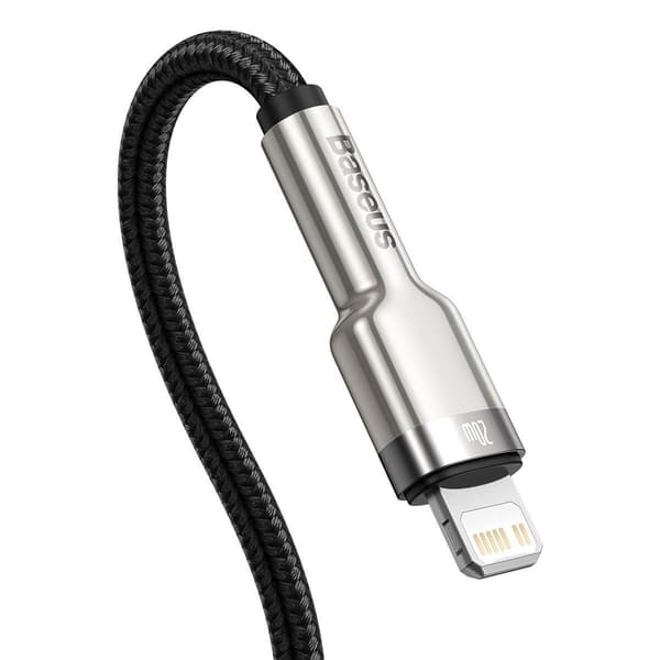 Baseus Cafule USB-C till Lightning-kabel, PD, 20W, 1m (Svart)