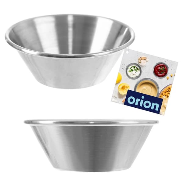 Stål dip-skål til sovs 6,5 cm, 40 ml