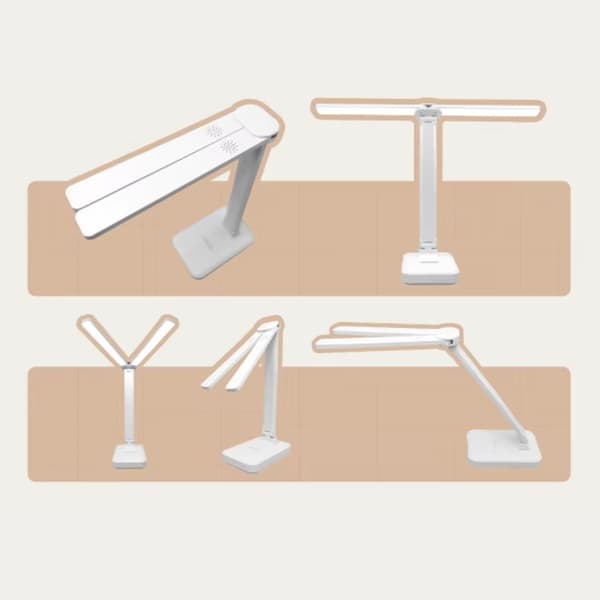 LED-skrivbordslampa - D20B (vit)