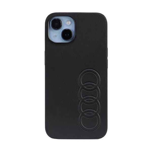 Audi Syntetisk Læder - iPhone 14 Etui (Sort)