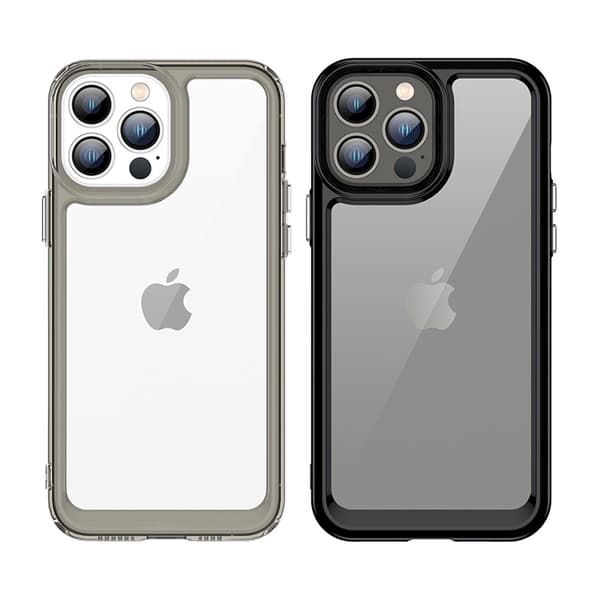 Outer Space-cover til iPhone 12 Pro Max - Hårdt cover med gelramme - Blå