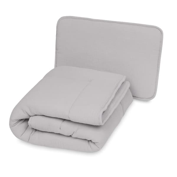 Vauvanpeitto 100x135 + Tyyny 40x60 MUSLIN Harmaa