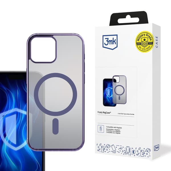 Apple iPhone 12 Pro Max - 3mk Frosty MagCase Lila