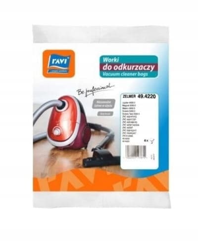 Non-woven dammsugarpåsar 4 stycken Zelmer 49.4220