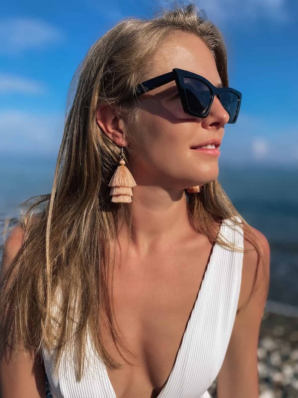 Øreringe Kvaster Boho SISI Beige