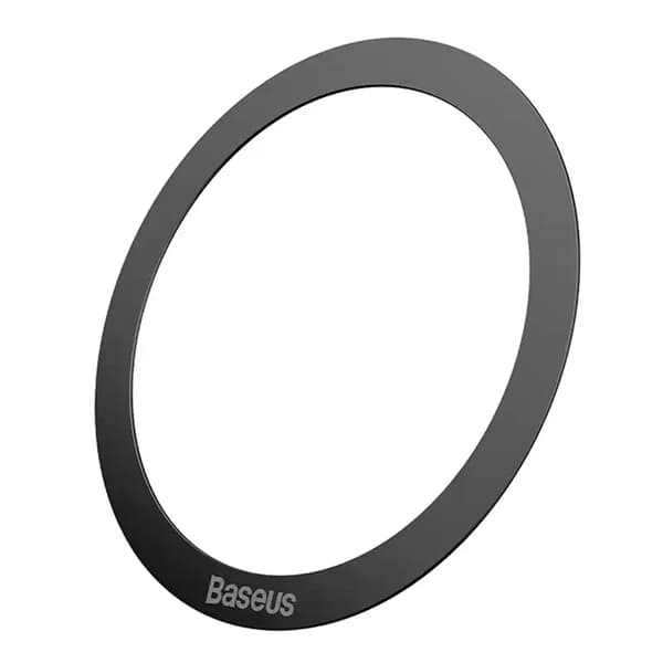 Baseus Halo magnetisk ring til telefon, MagSafe, sort (2 stk.)