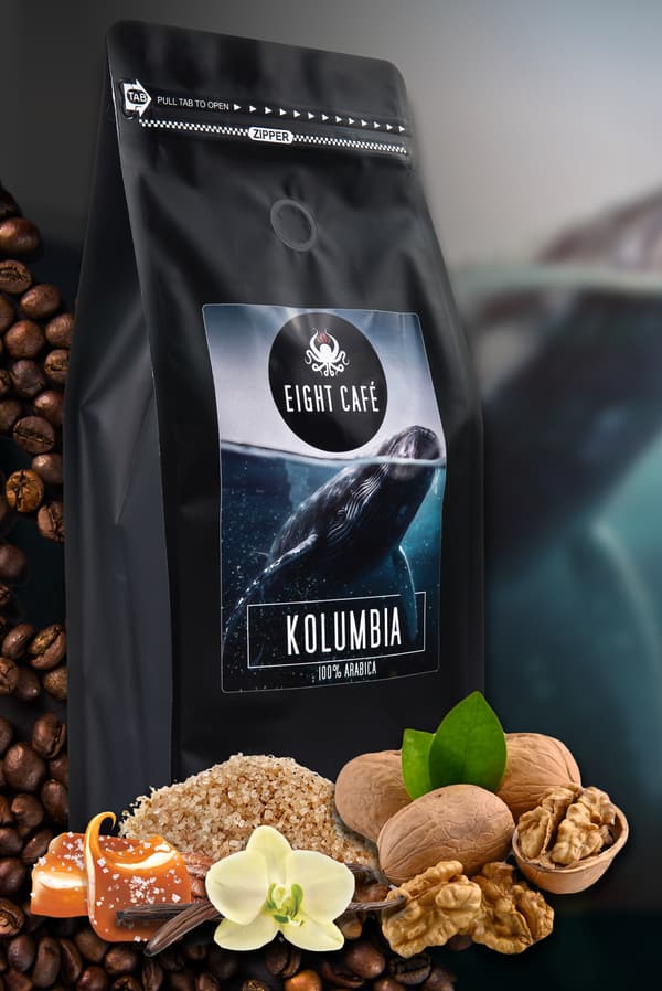 Friskristede Arabica-kaffebønner Colombia 250 g
