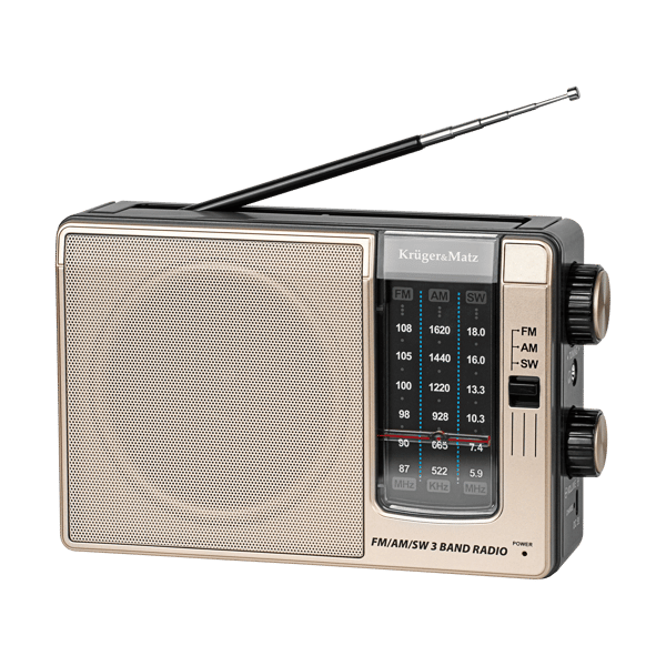Bärbar analog radio Kruger&Matz model KM0830