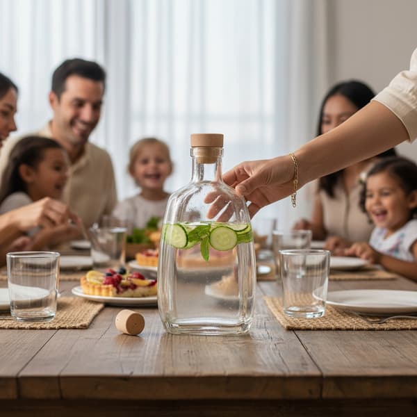 Set med 10 Asteria 250ml glasflaskor med kork för alkoholtinkturer