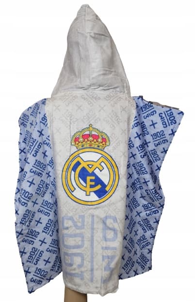 REAL MADRID PONCHO HANDDUK 100% bomullsponcho