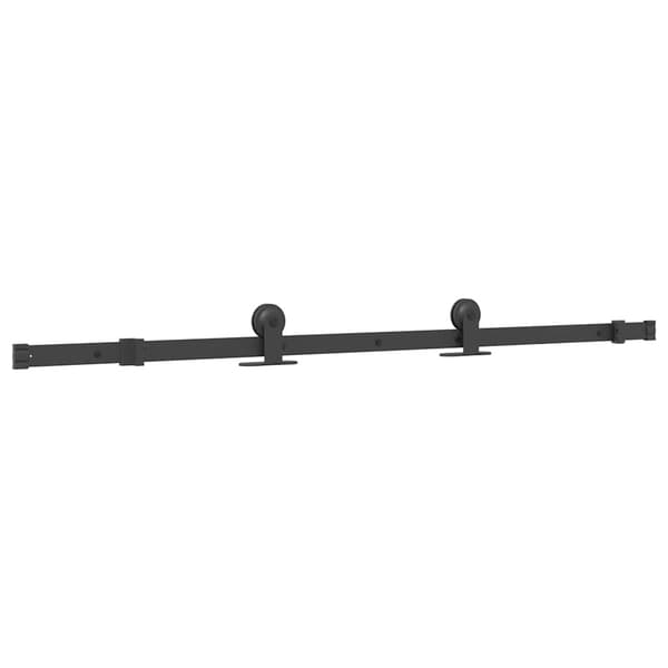 vidaXL monteringssystem til skydedør 152,5 cm stål sort