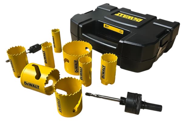 DEWALT HÅLSÅGSSATS 12 DELAR BIMETAL UNIVERSAL
