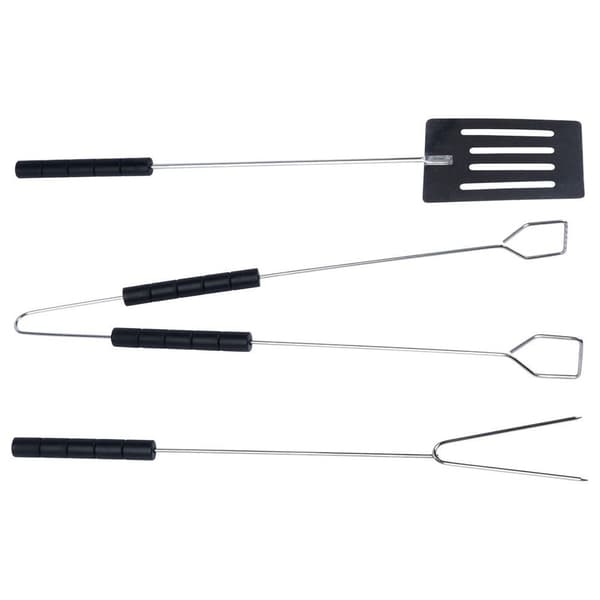 Stål grillredskap set 3 delar