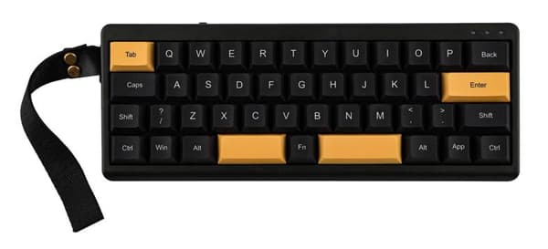 EPOMAKER TH40 Wisteria mekanisk tastatur lineær sort-guld