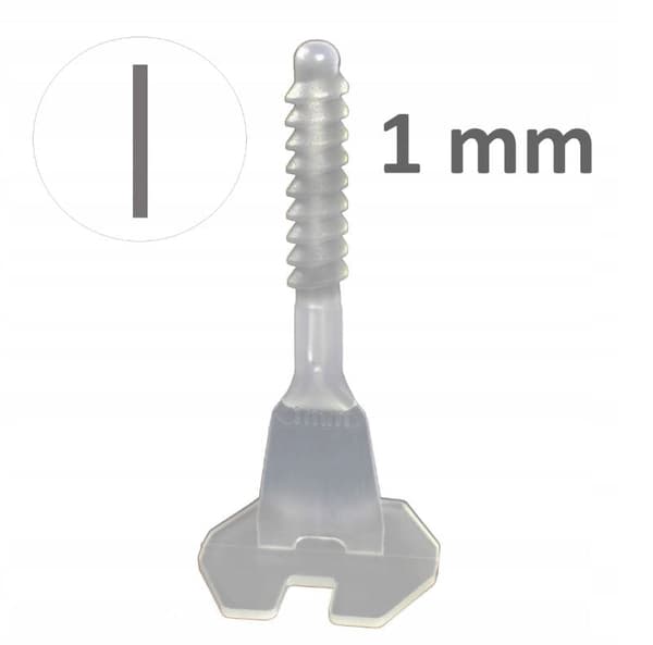 Skrue/klemme Vridniveau niveausystem 1mm