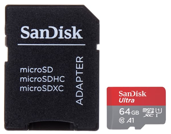 SANDISK SD-MICRO-10/64-SAND 64 GB HUKOMMELSESKORT