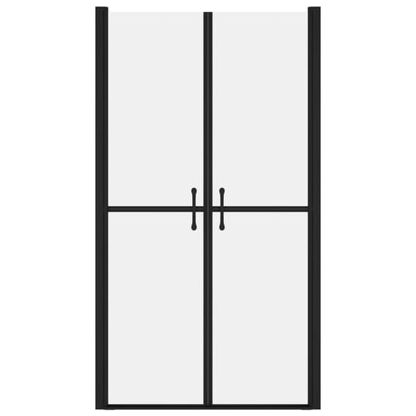 vidaXL Duschdörr, frostat glas, ESG, (73-76)x190 cm