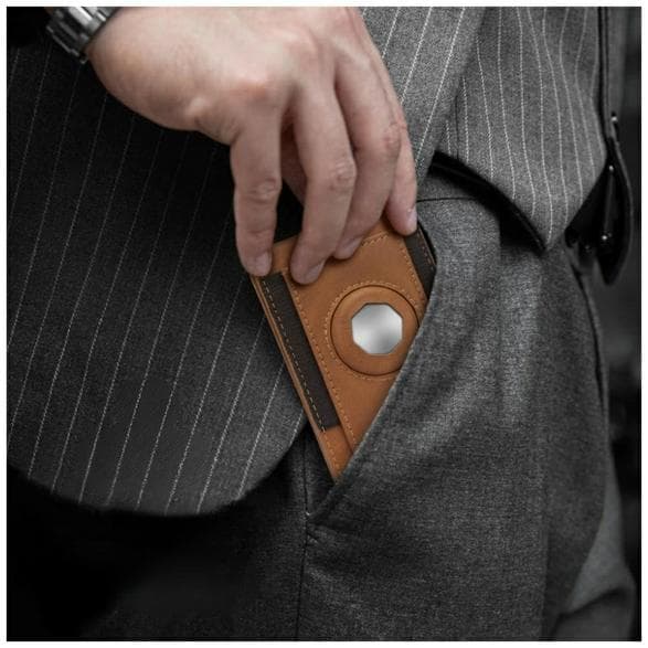 Portfel MAJESTIC RFID Ruskea