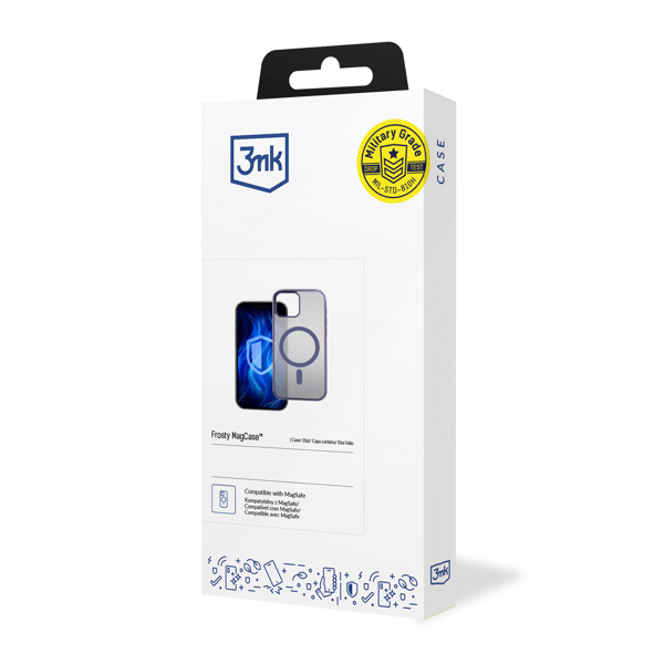 Apple iPhone 15 Plus - 3mk Frosty MagCase Lilla